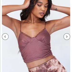 Princess Polly Fay Top Brown